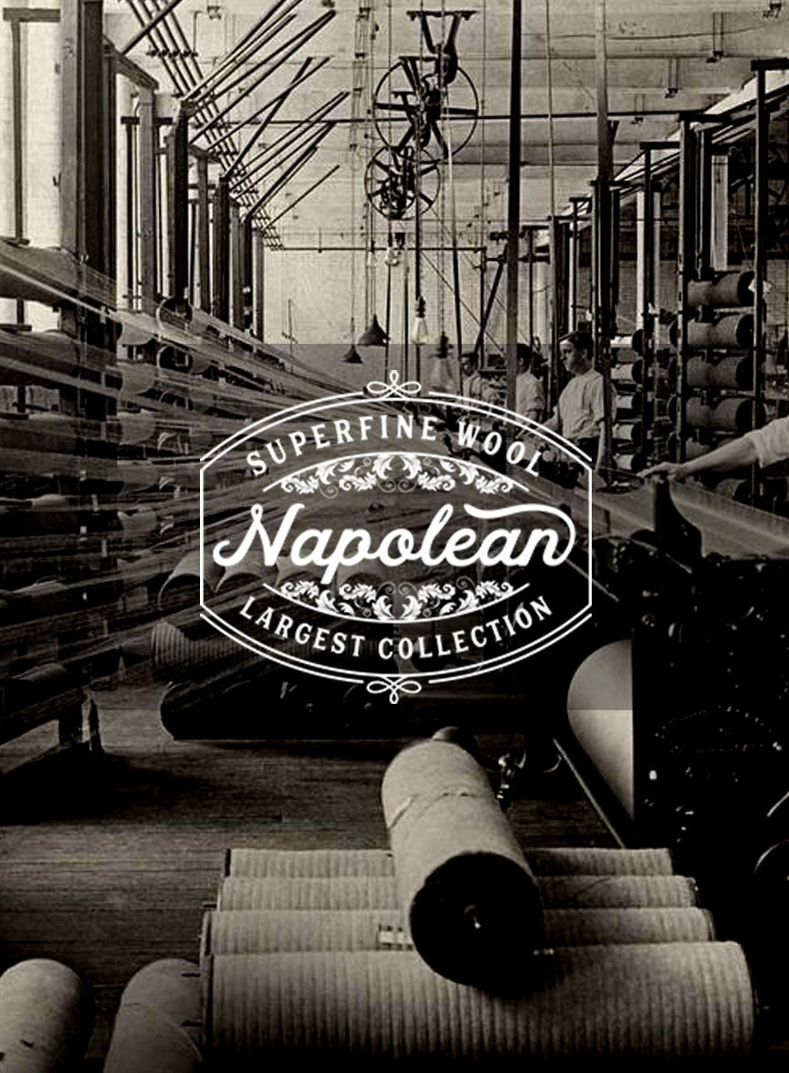 Napolean Gisde Glen Brown Wool Suit