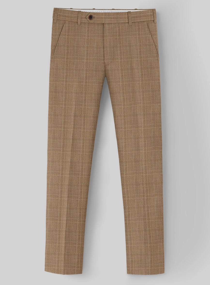 Napolean Gisde Glen Brown Wool Suit