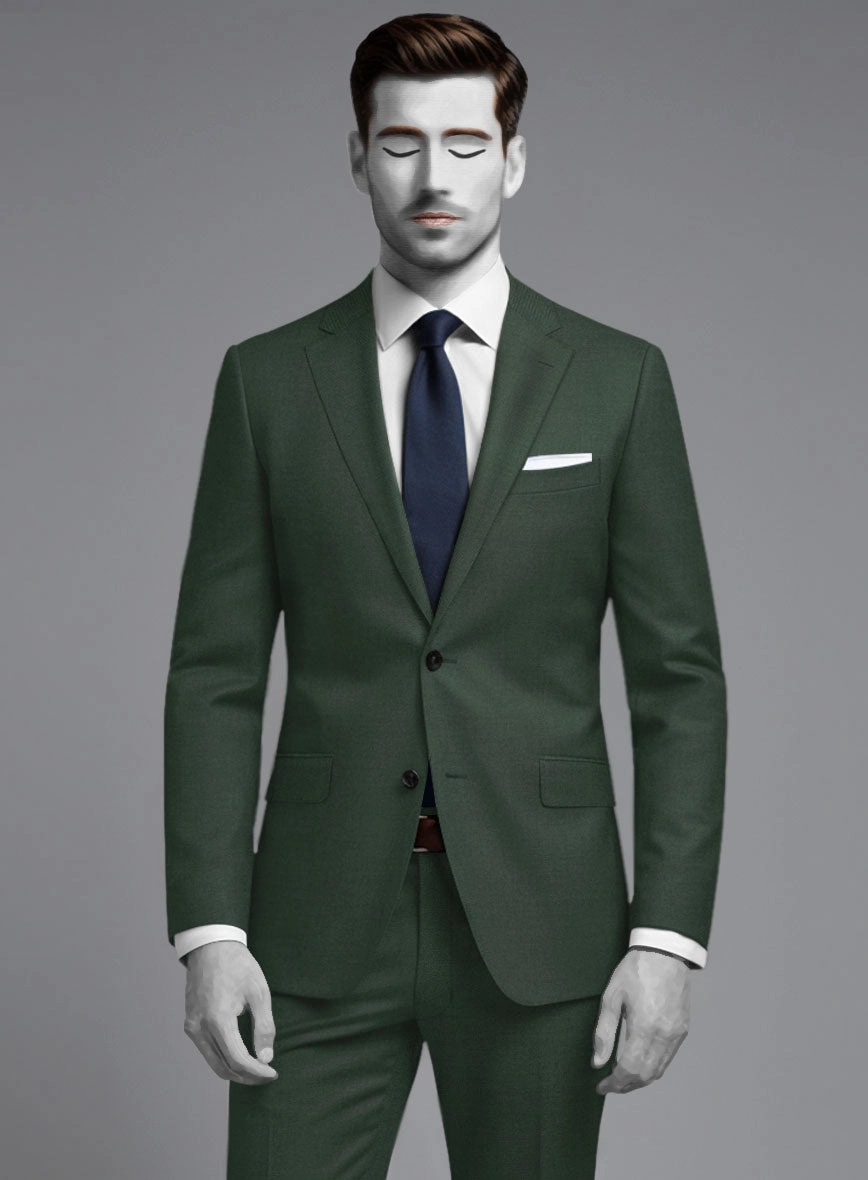 Napolean Green Wool Suit