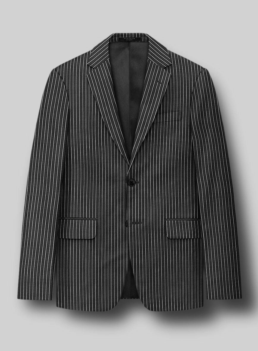 Napolean Isaura Stripe Gray Wool Suit