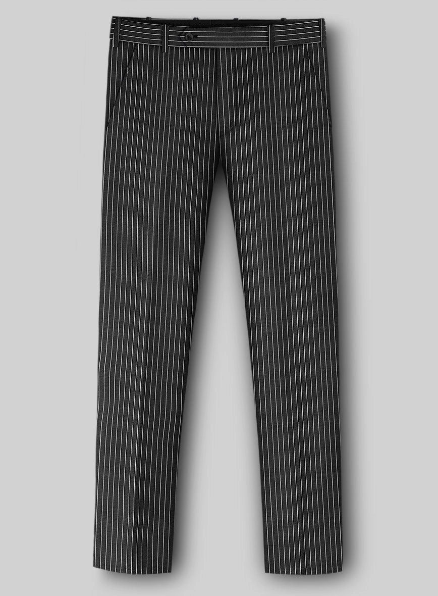 Napolean Isaura Stripe Gray Wool Suit