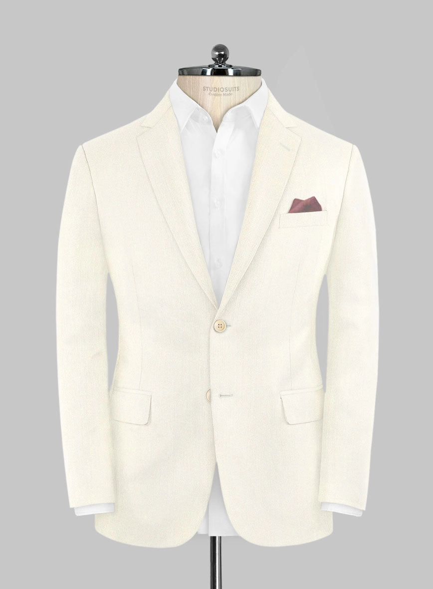 Napolean Ivory Wool Suit