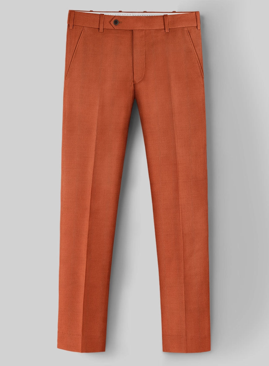 Napolean Runway Orange Wool Suit