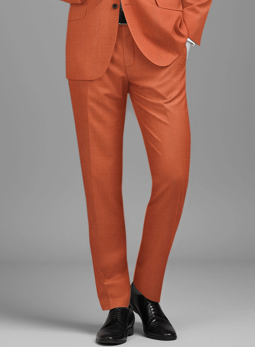 Napolean Runway Orange Wool Suit