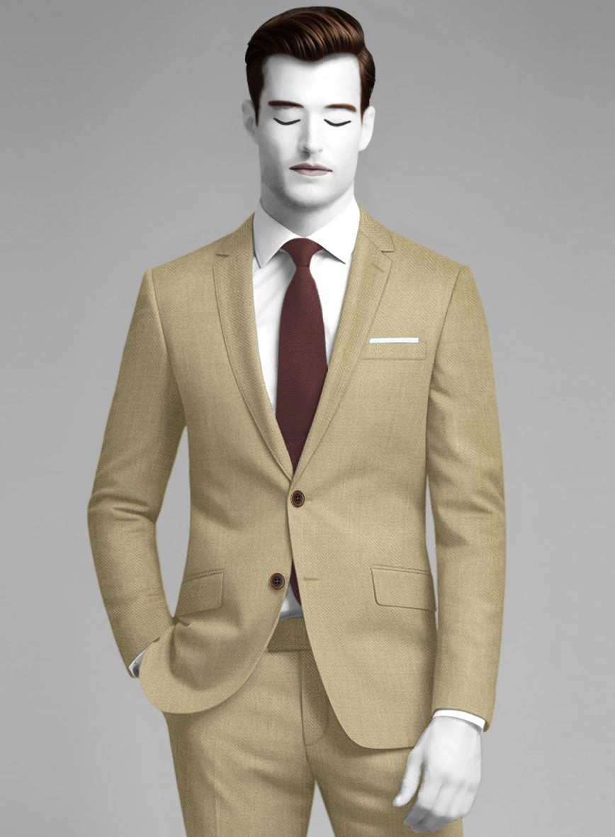 Napolean Sahara Khaki Wool Suit