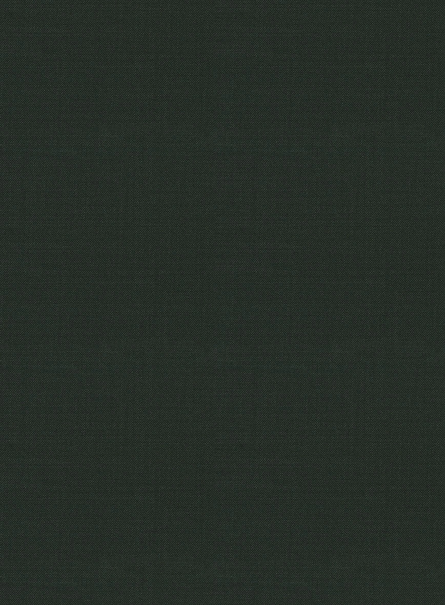 Napolean Stretch Dark Green Wool Suit
