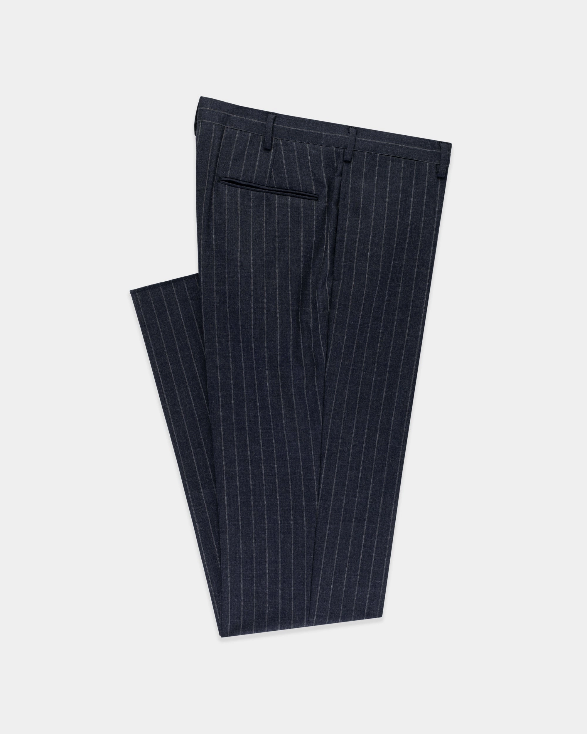 NAVY CHALK STRIPE SUIT - TRIM FIT