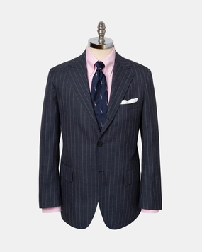 NAVY CHALK STRIPE SUIT - TRIM FIT