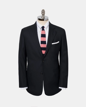 NAVY SOLID SUIT - TRIM FIT