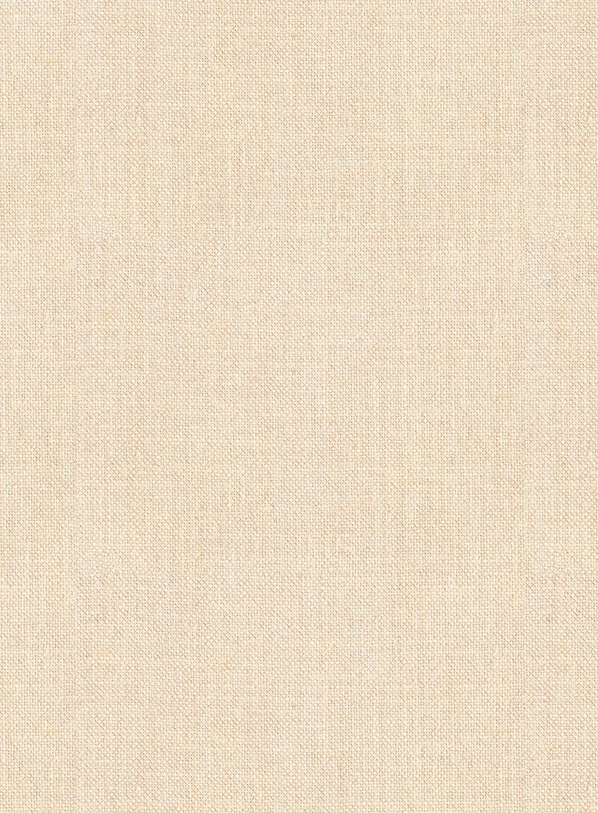 Noble Beige Wool Silk Linen Suit