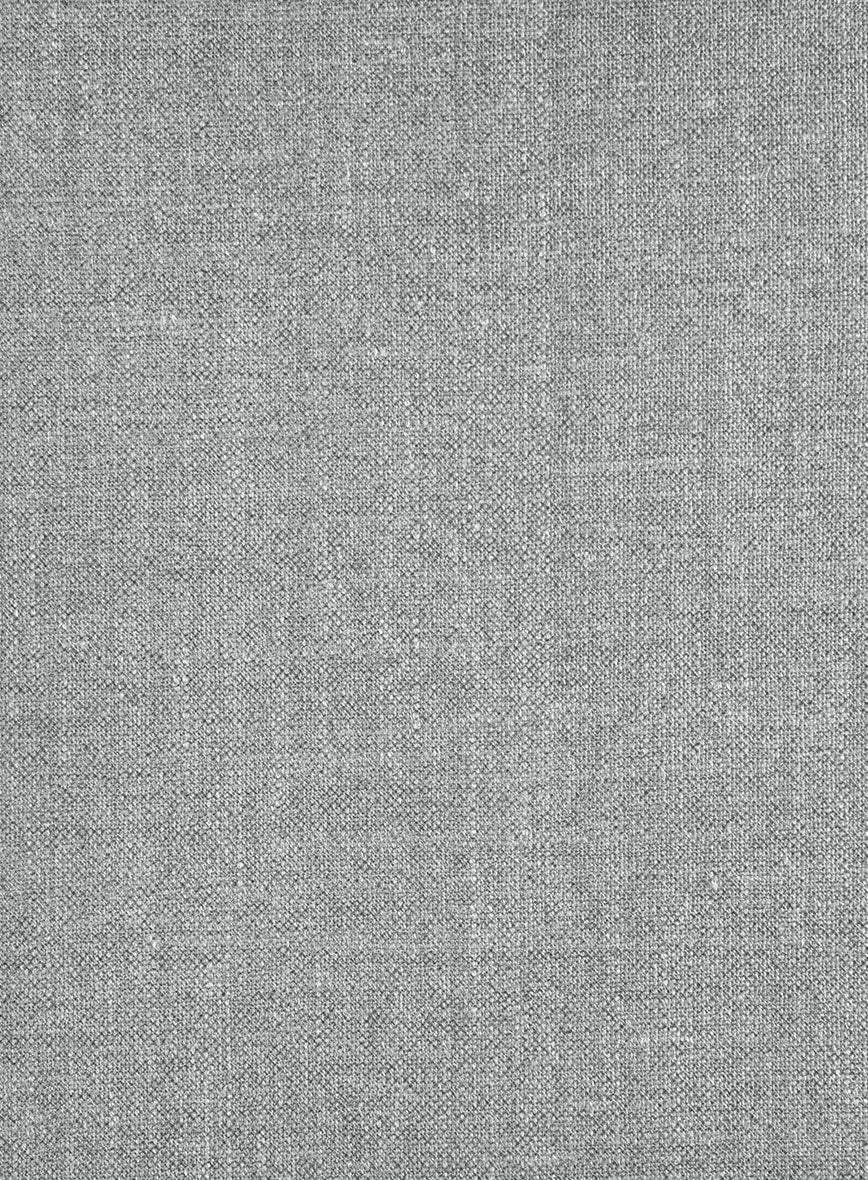 Noble Gray Wool Silk Linen Suit
