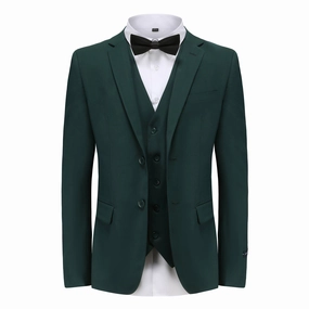 PREMIUM QUALITY SLIM FIT SUIT/M3O0/HUNT GREEN