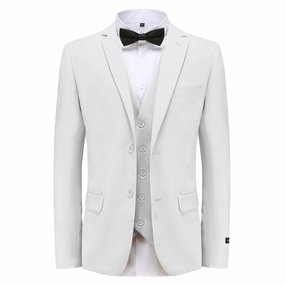 PREMIUM QUALITY SLIM FIT SUIT/M3O0/WHT