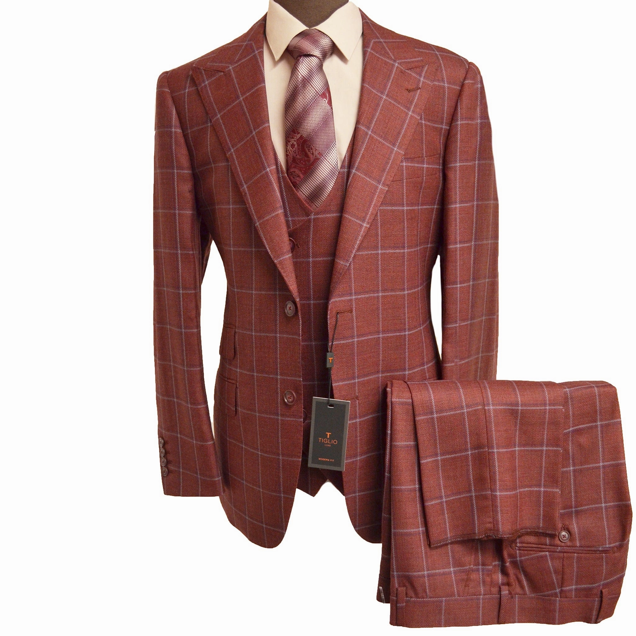 PROSECCO VESTED SUIT BY TIGLIO/Prosecco 3pcs