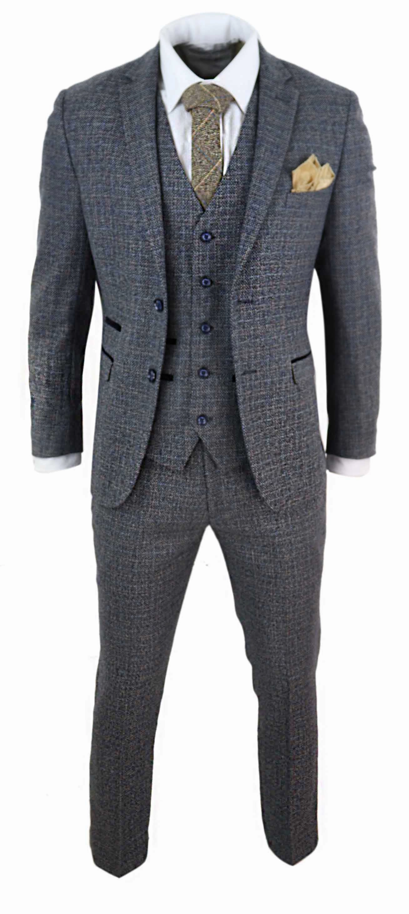Ralph 3 Piece Suit Tweed Check Vintage