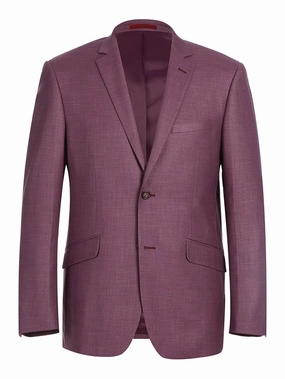 Raphael Men's Slim Fit Notch Lapels Solid Suits