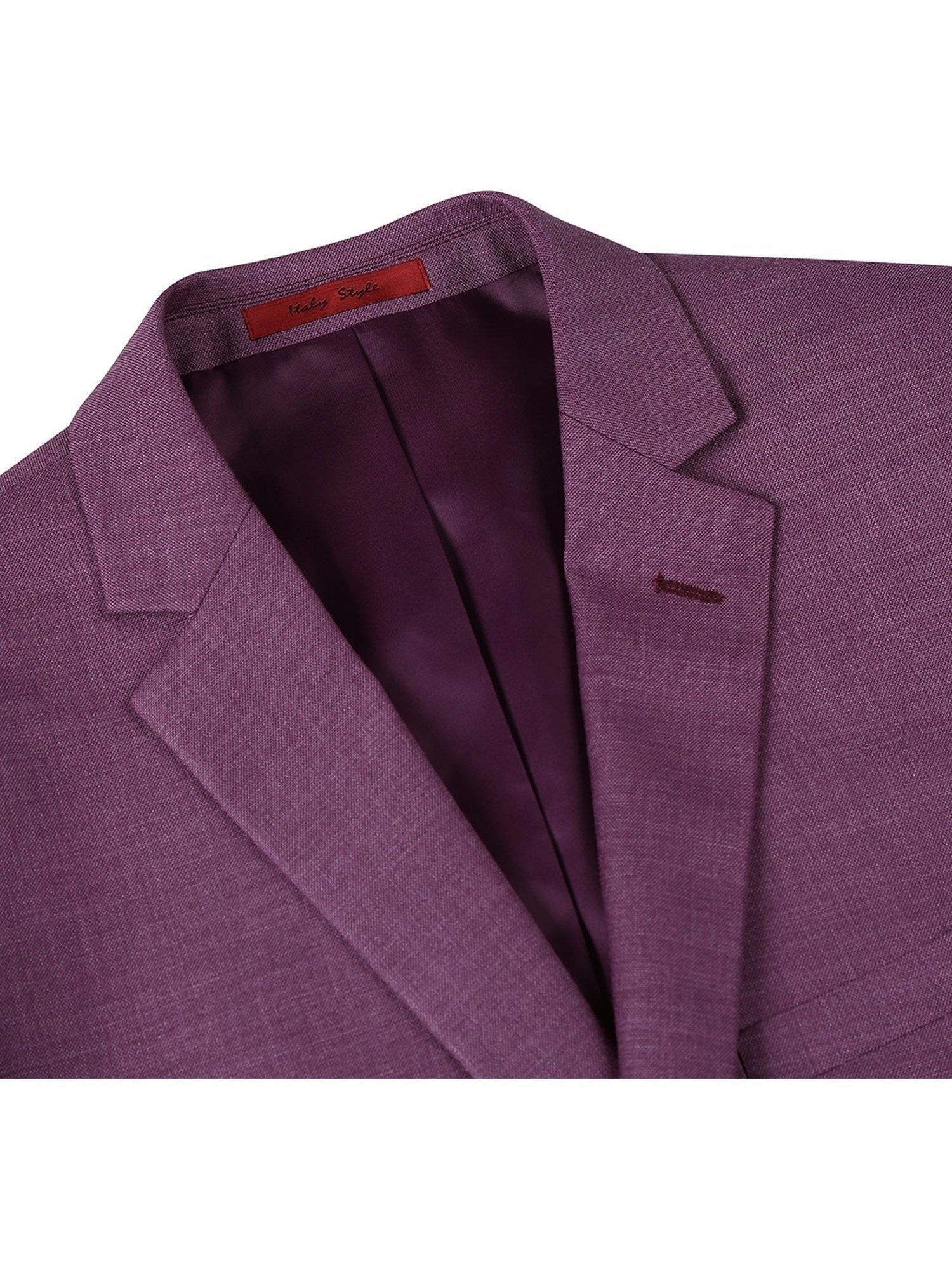 Raphael Men's Slim Fit Notch Lapels Solid Suits