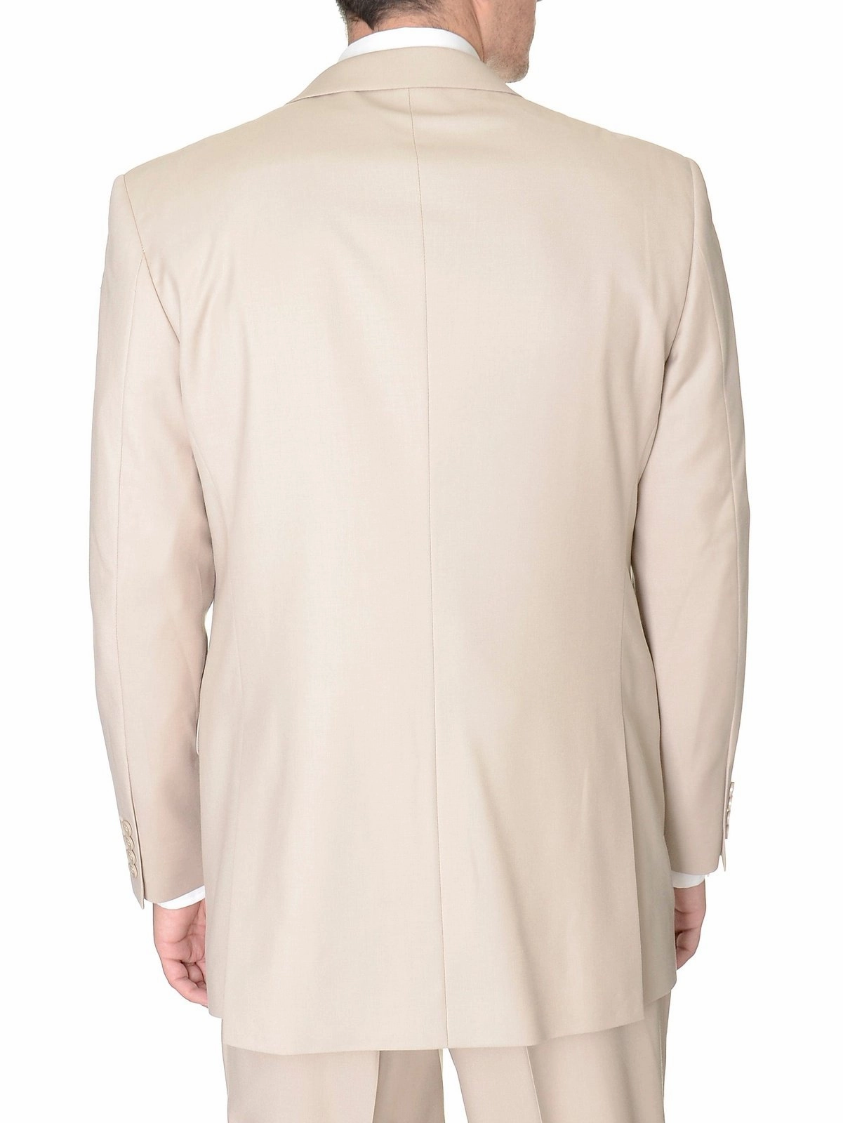 Raphael Mens Tan Regular Fit Suit