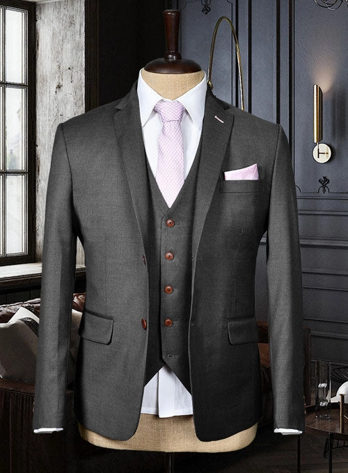 Reda Cashmere Mid Gray Wool Suit II