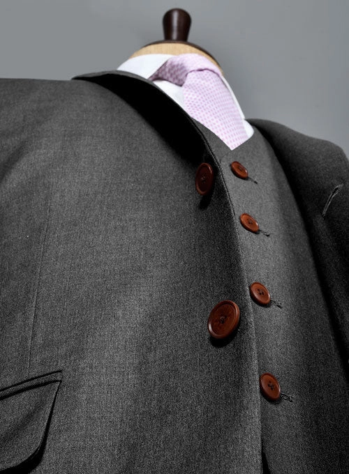 Reda Cashmere Mid Gray Wool Suit II
