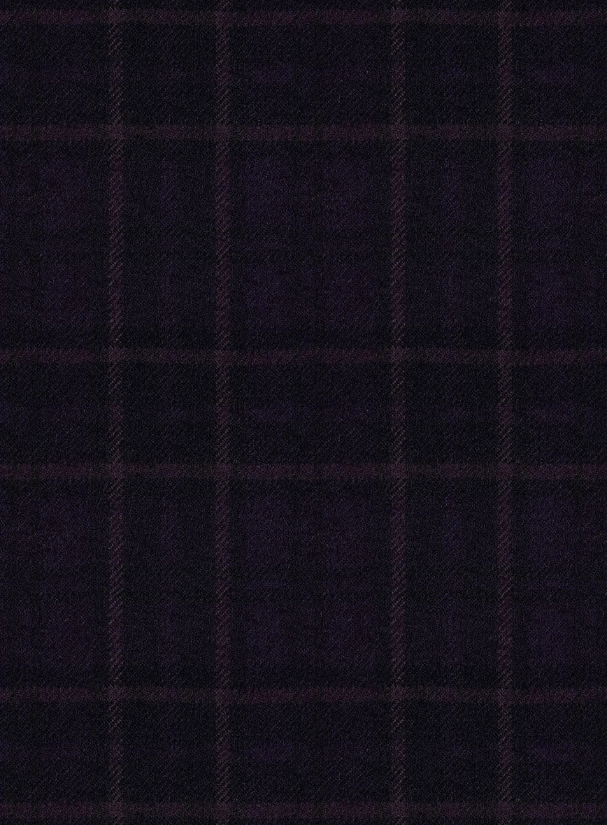 Reda Eralto Purple Checks Wool Suit