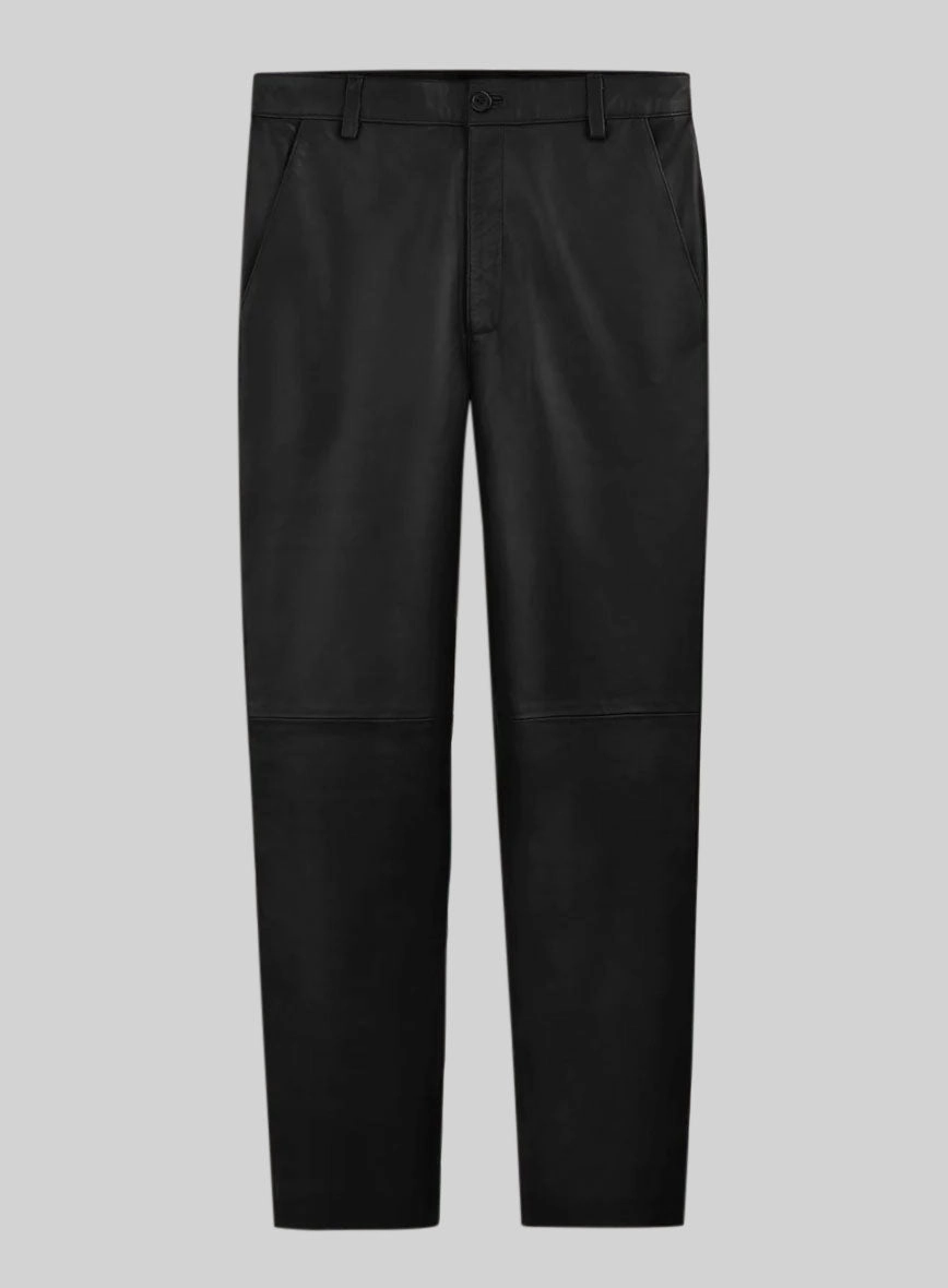 Rich Black Leather Suit