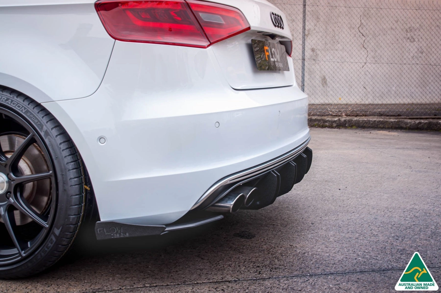 S3 8V Pre-Facelift Sportback Flow-Lock Rear Diffuser