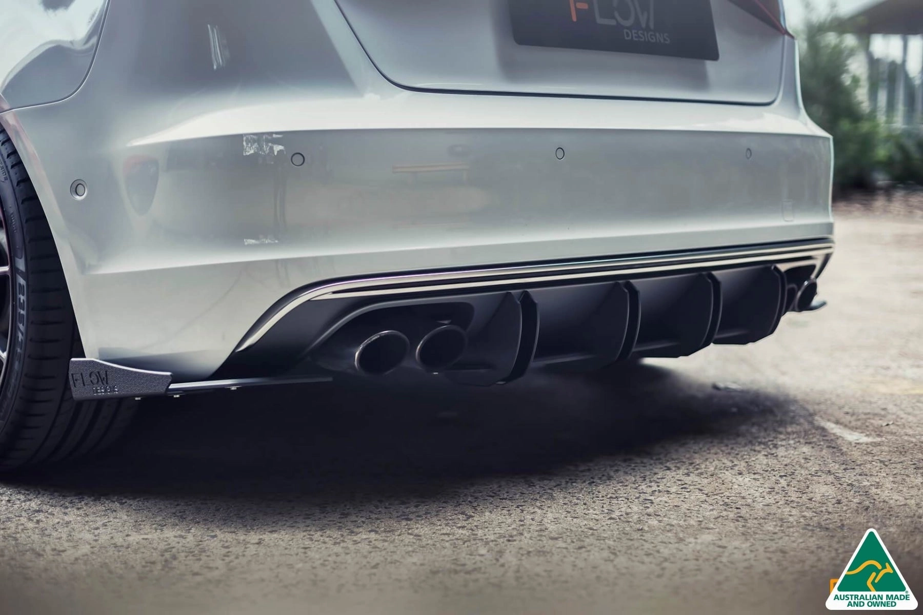 S3 8V Pre-Facelift Sportback Flow-Lock Rear Diffuser