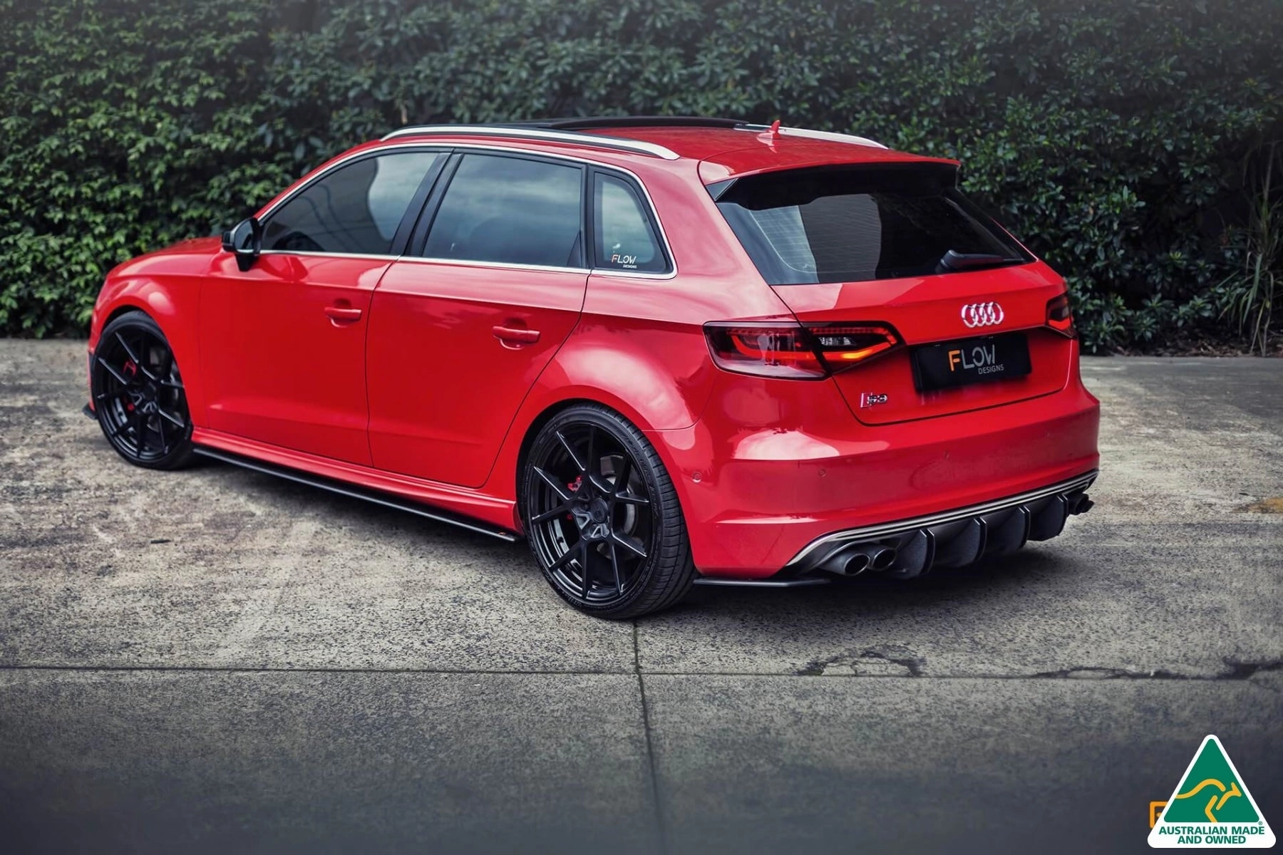 S3 8V Pre-Facelift Sportback Flow-Lock Rear Diffuser