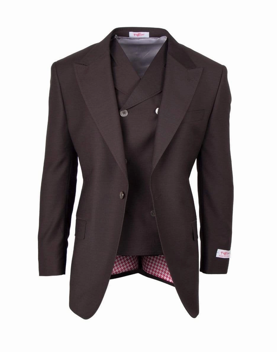 SAN GIOVESSE SUIT & VEST /BROWN