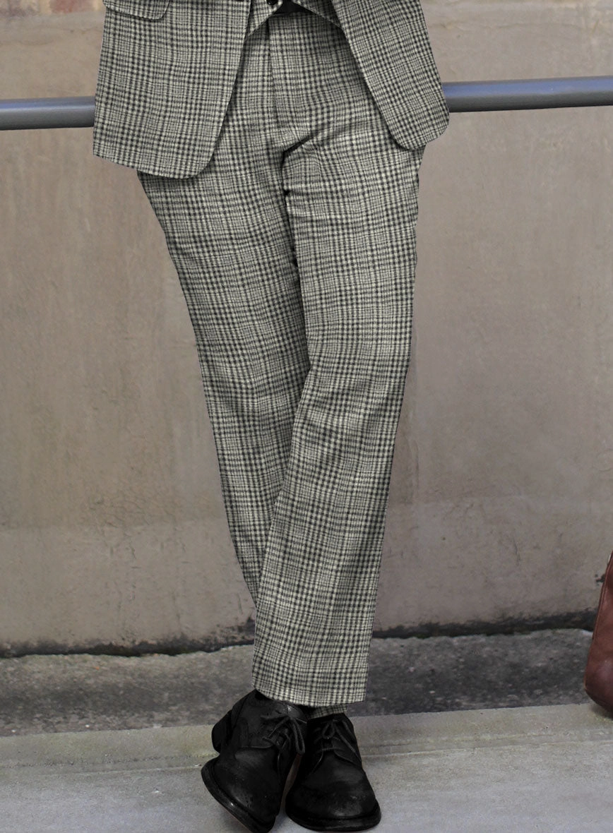 Sartori Spartaco Black Check Soft Tweed Suit