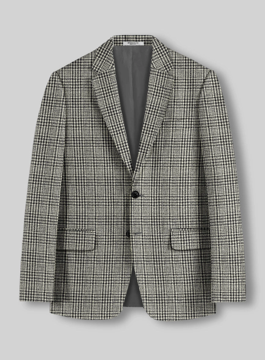 Sartori Spartaco Black Check Soft Tweed Suit