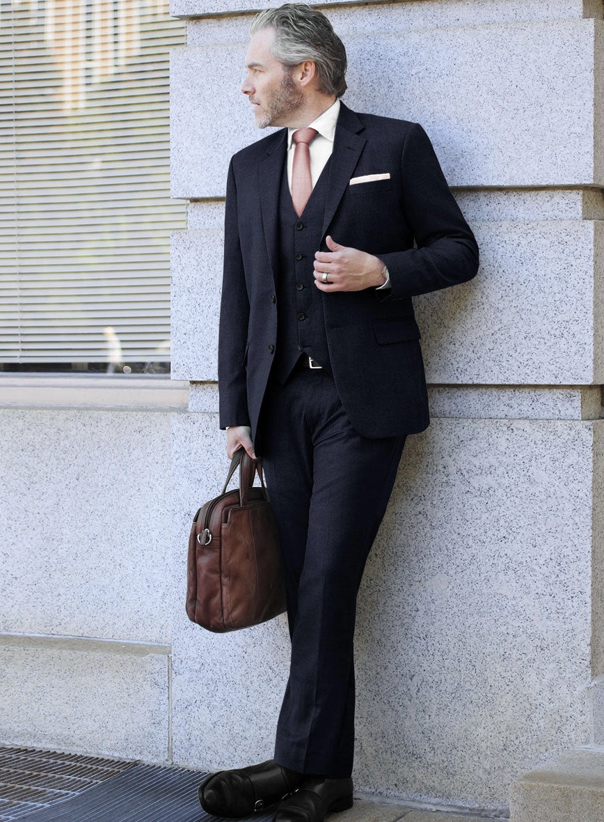 Scabal Sapphire Royal Blue Wool Suit