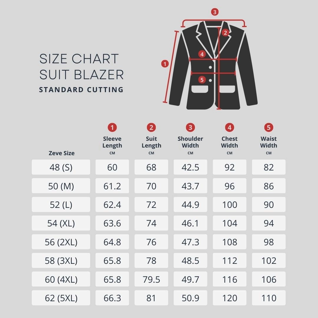 Single Breasted Suit Blazer - Beige Plain (Peak Lapel)