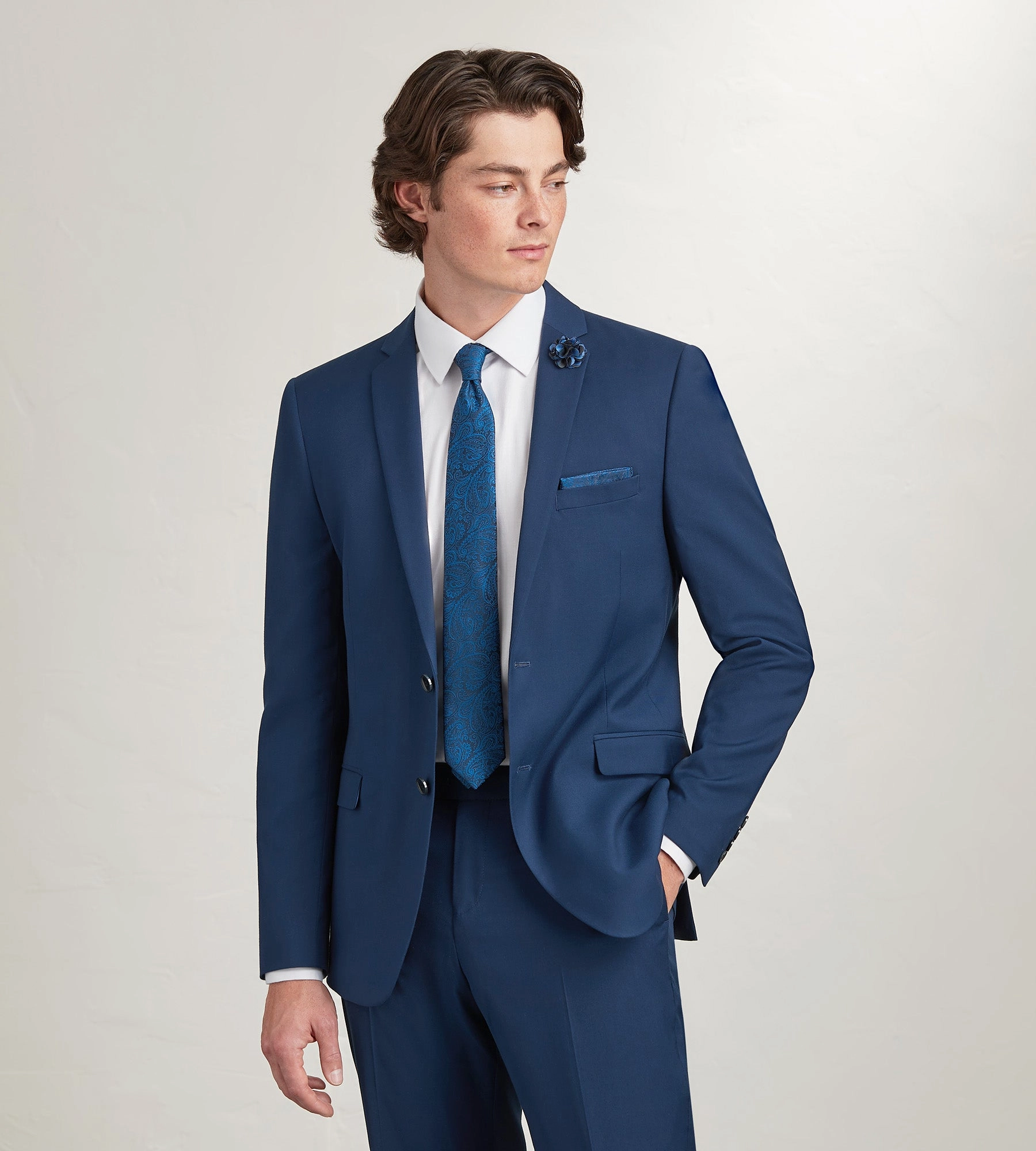 Slim Fit Solid Suit Jacket