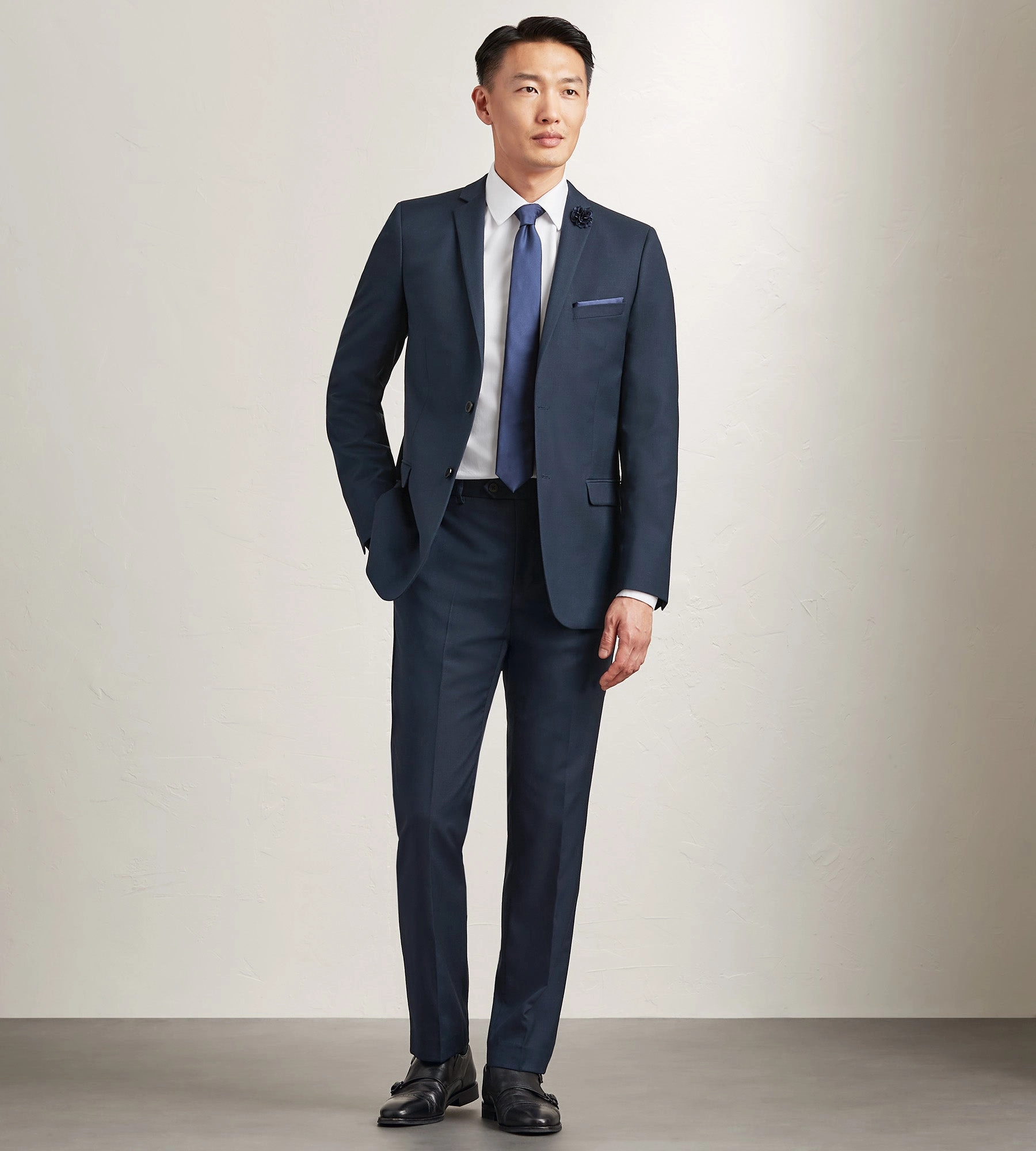 Slim Fit Solid Suit Jacket