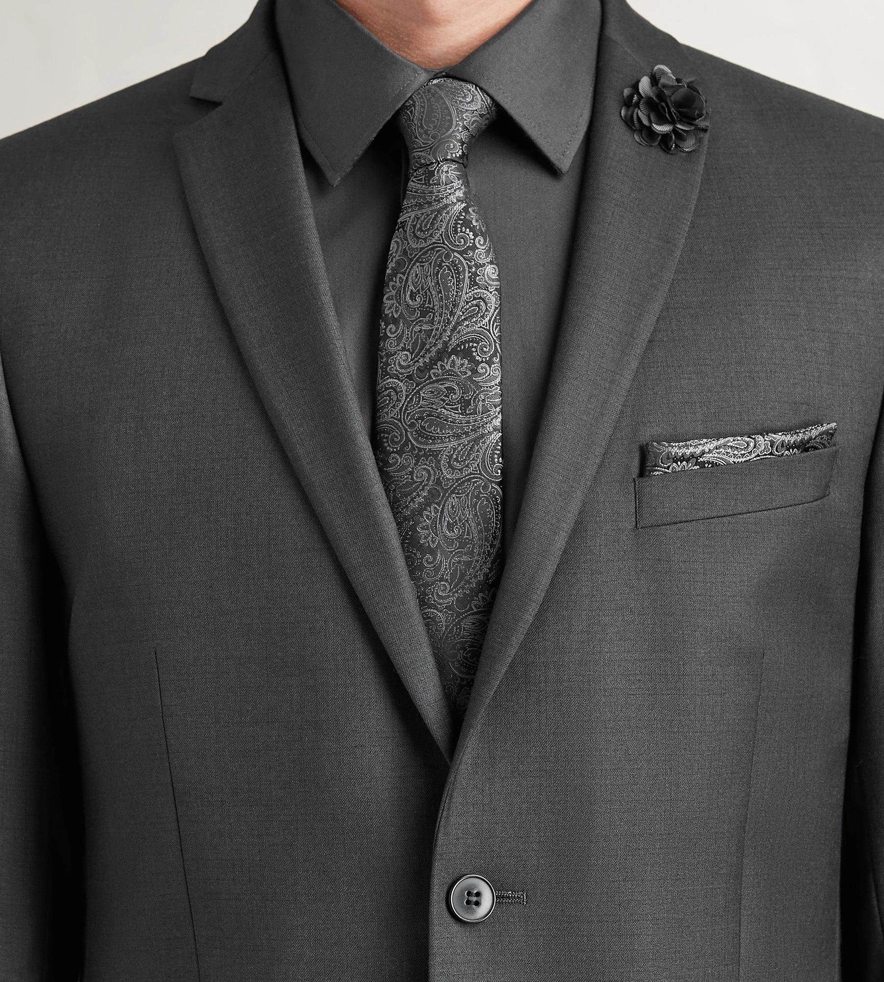 Slim Fit Solid Suit Jacket