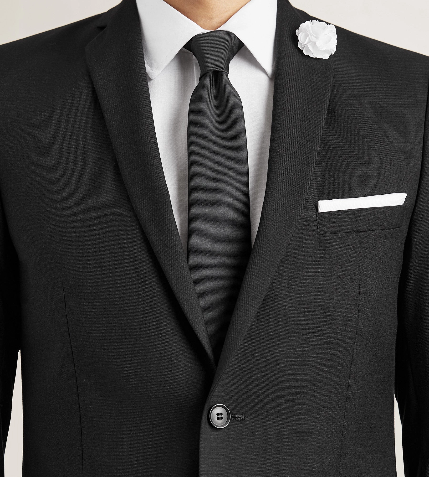 Slim Fit Solid Suit Jacket