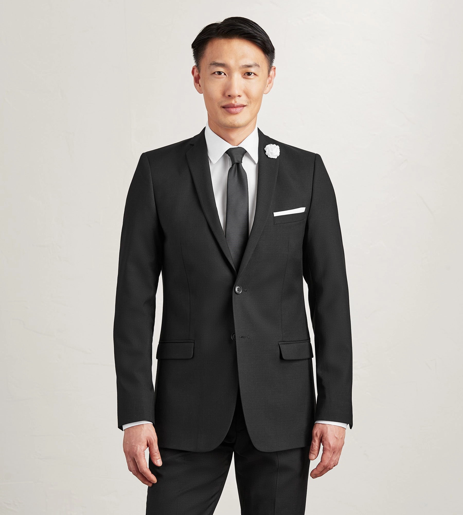 Slim Fit Solid Suit Jacket