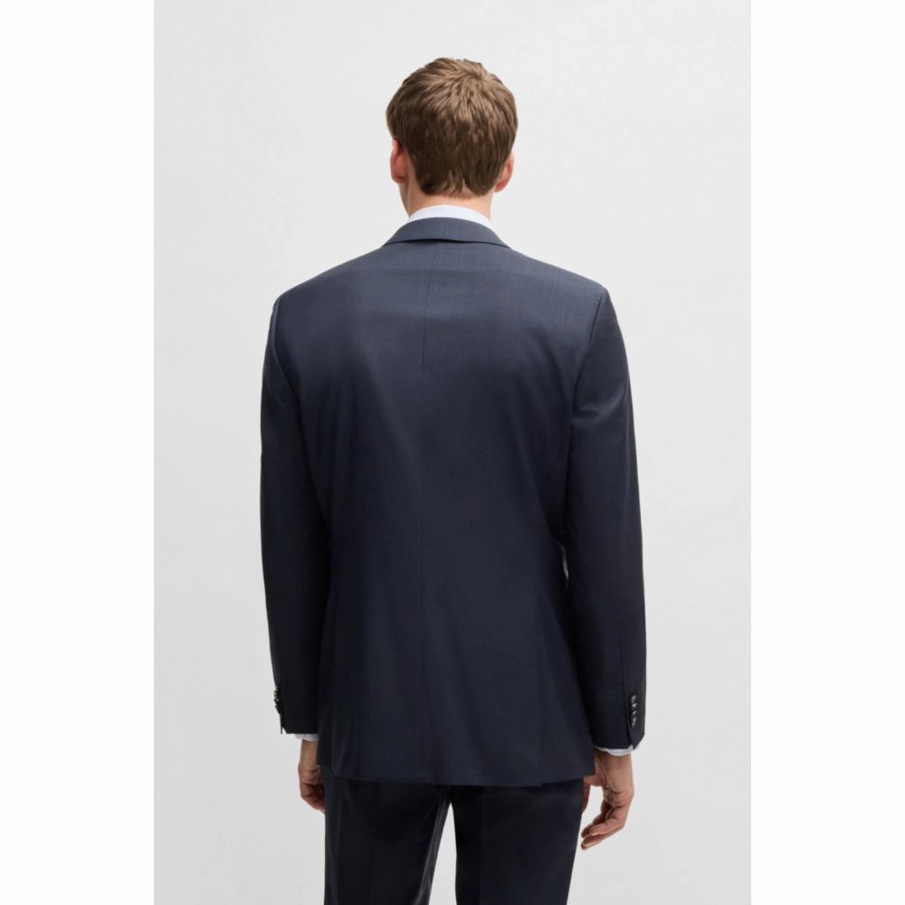 Slim-fit suit in virgin wool