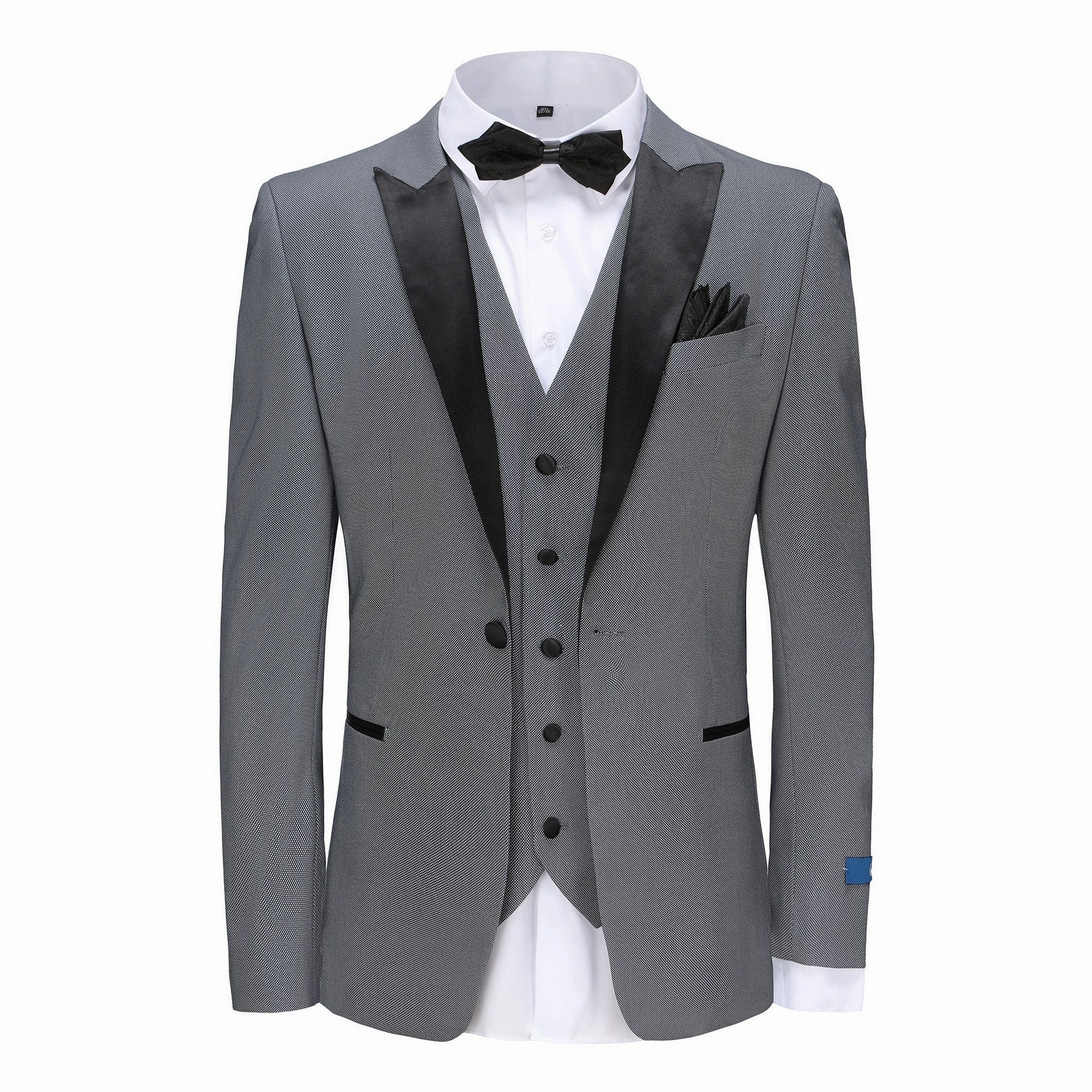 SLIM FIT TUXEDO/TX296/BLUE GRAY