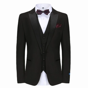 SLIM FIT TUXEDO-TX500-BLACK