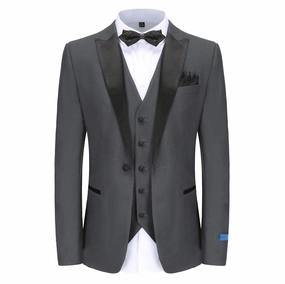 SLIM FIT TUXEDO-TX500-CHARCOAL