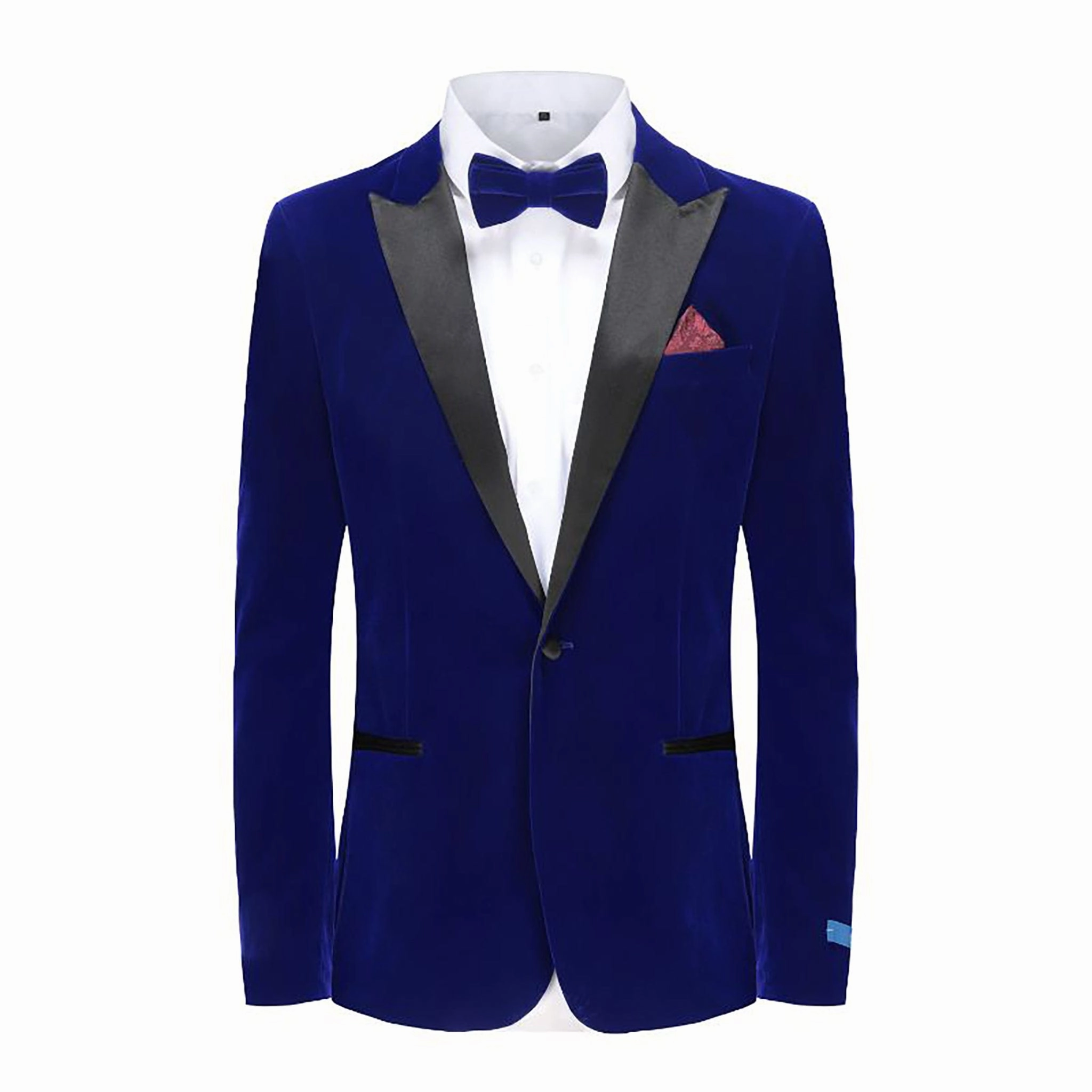 SLIM FIT TUXEDO/VELVET/TX800-BLUE