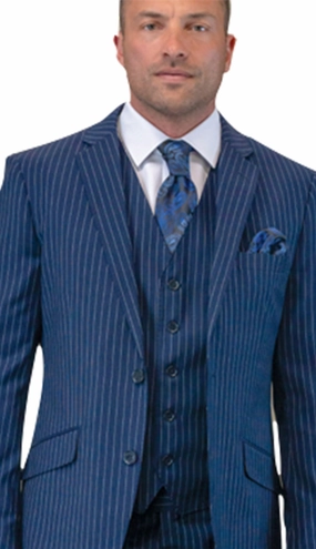Statement  EXPLO-NVY Mens Suit