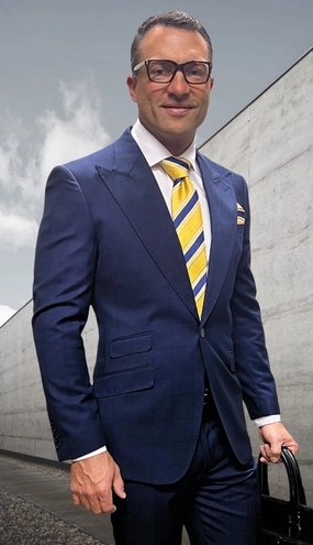 Statement Mark-H6 Mens Suit