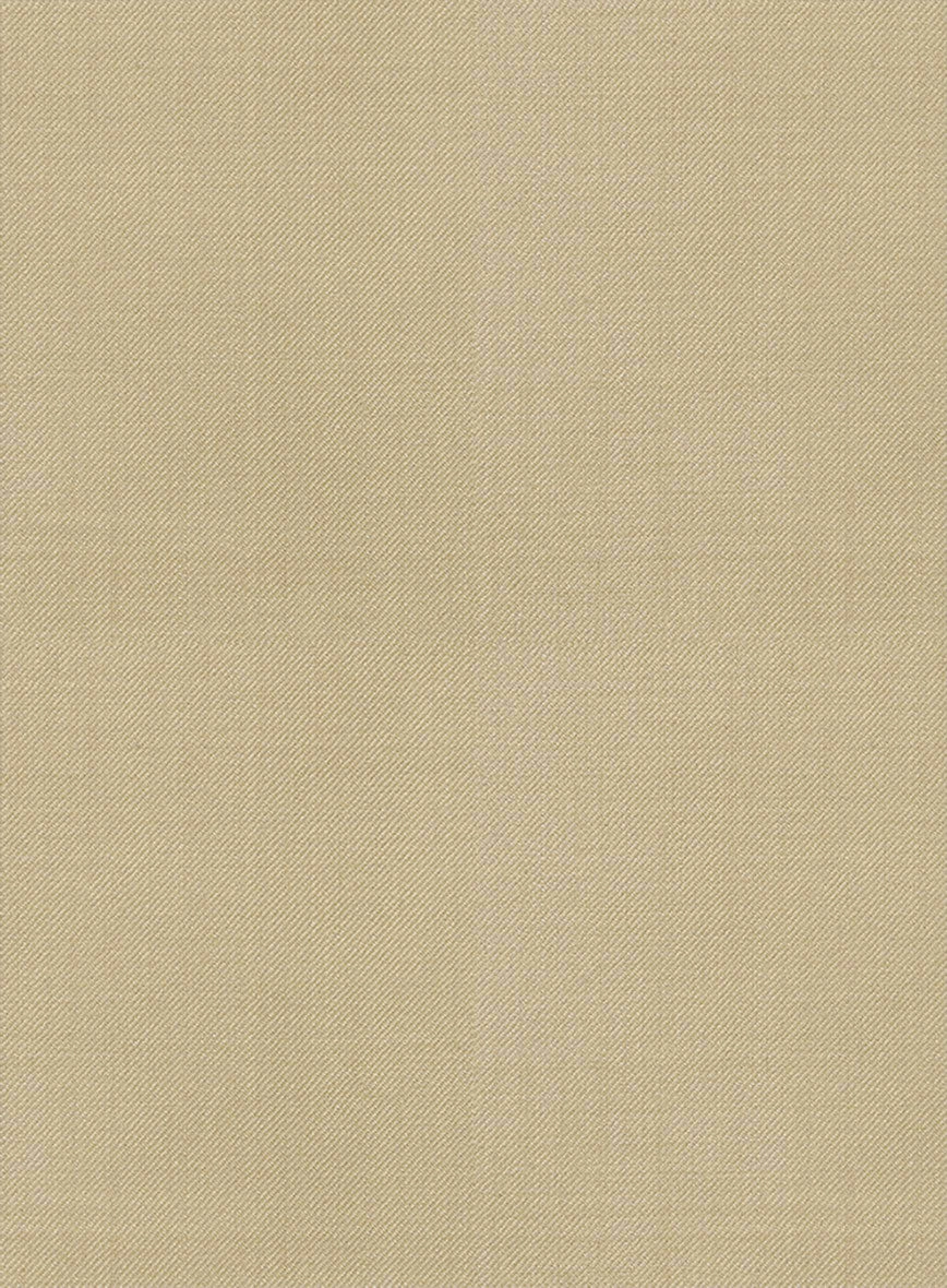 Stretch Beige Wool Suit