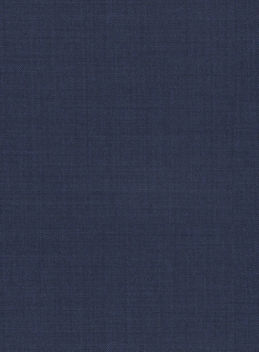 Stretch Royal Blue Wool Suit