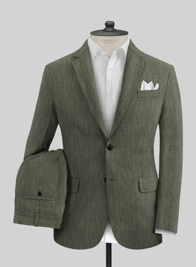 Stylbiella Spring Dew Green Linen Suit