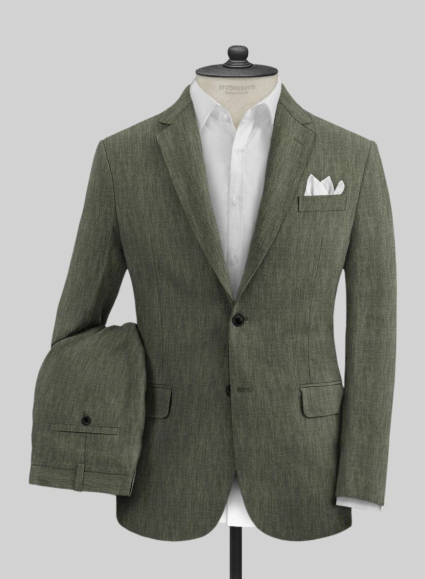 Stylbiella Spring Dew Green Linen Suit